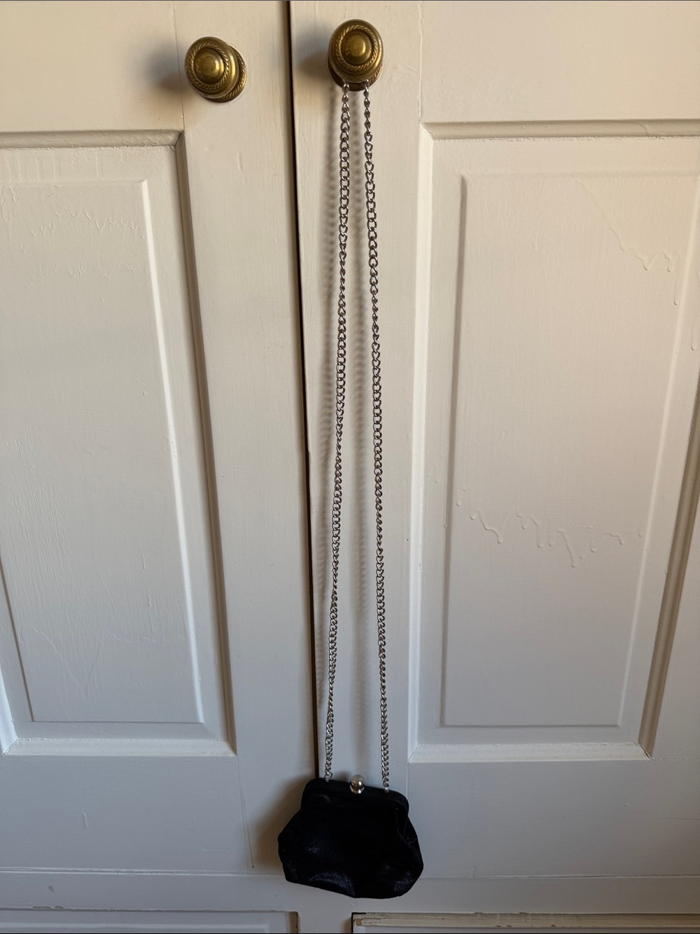 HOBO Black Mini Chain Crossbody Bag
